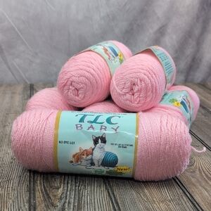 TLC By Red Heart Soft Pink Yarn Collection 5722 Light Rose